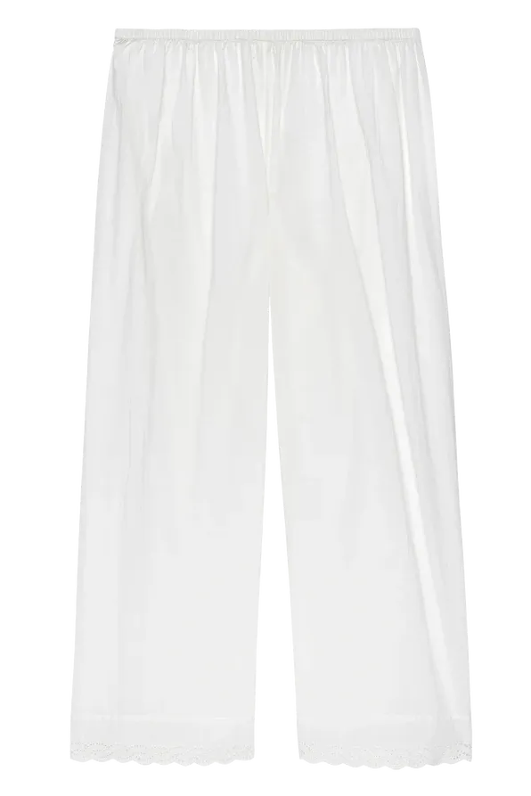 The Eyelet Easy Sleep Pant Sleepwear The Great