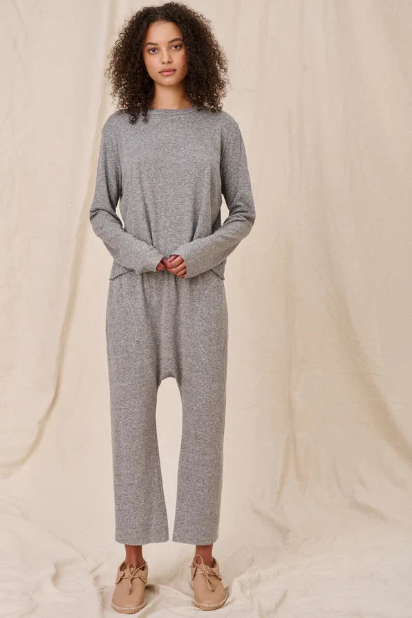 The Long Sleeve Crop Tee T-Shirts The Great   