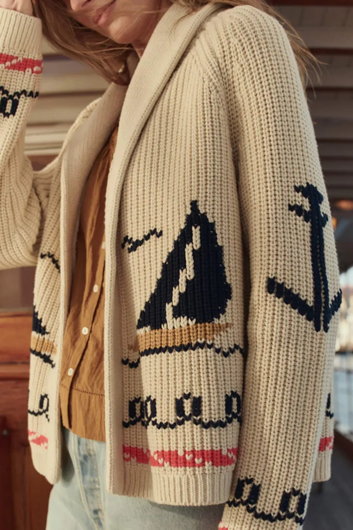 The Sailboat Lodge Cardigan