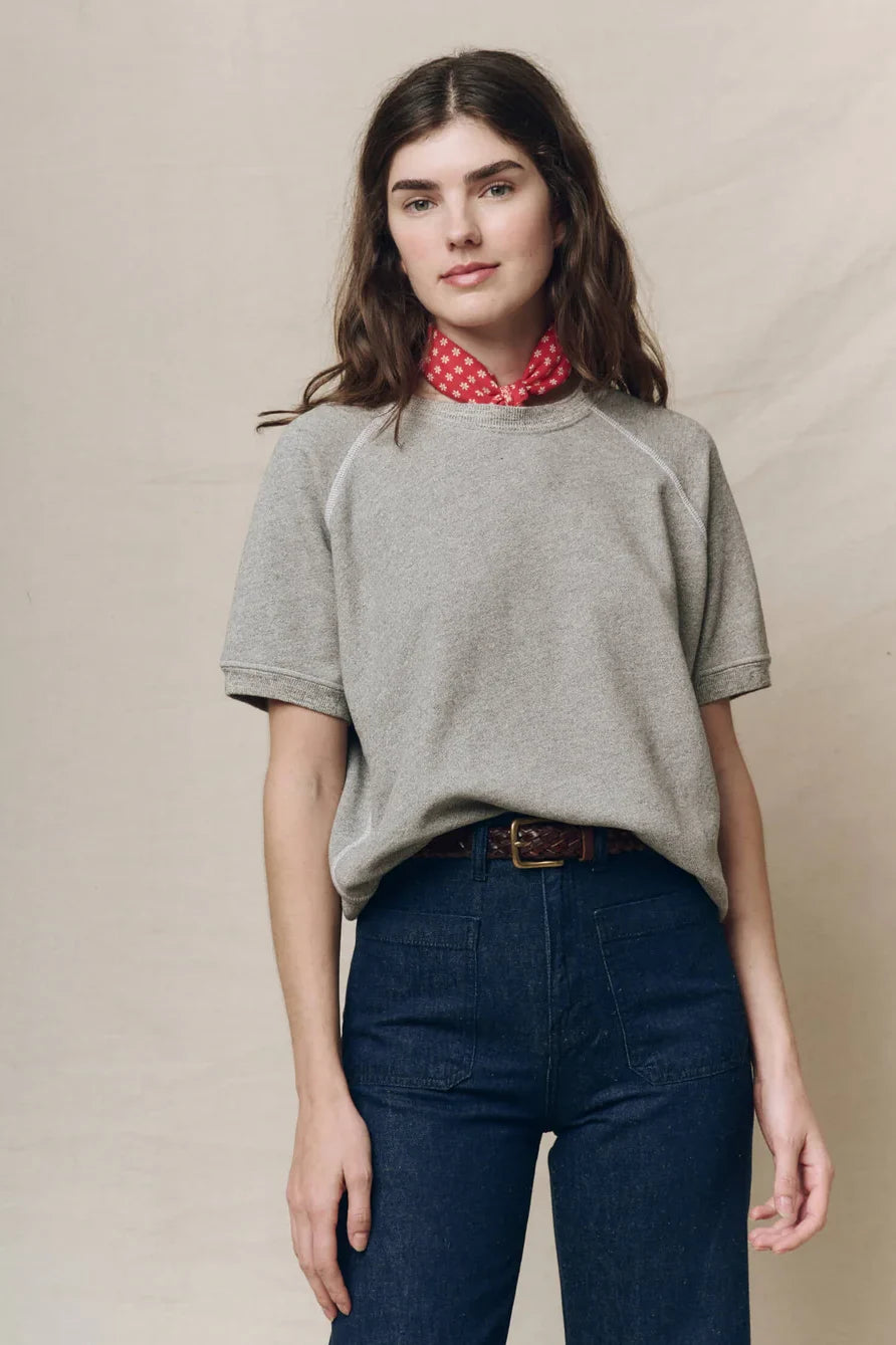 The Short Sleeve Sweatshirt Sweaters & Knits The Great