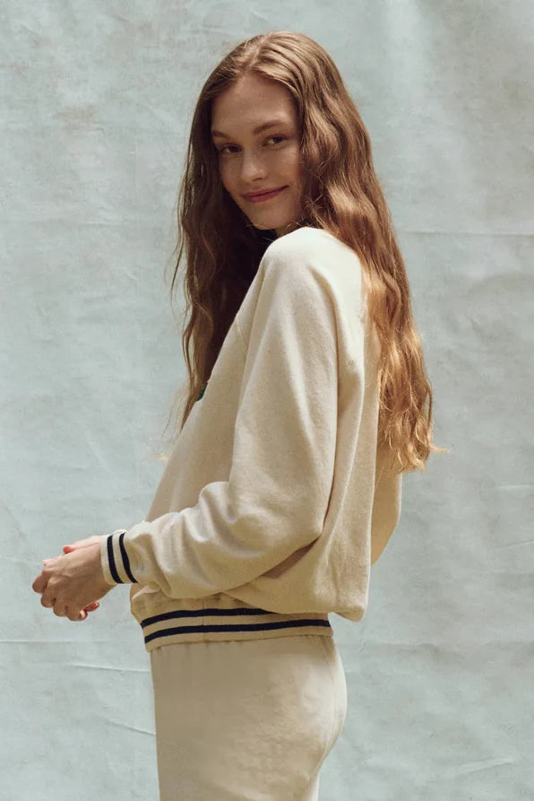 The Varsity College Sweatshirt Sweaters & Knits The Great