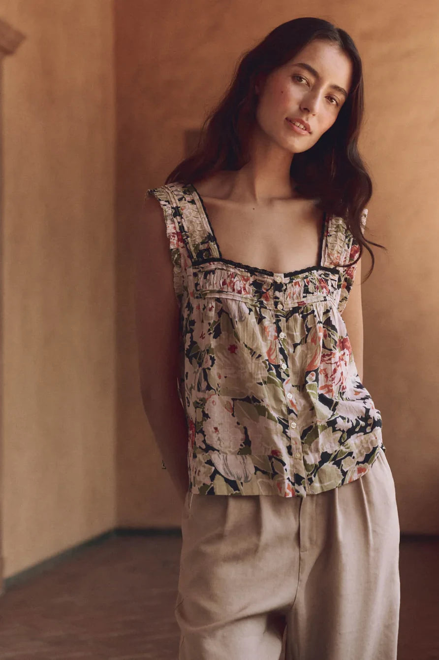 The Victorian Pleat Tank Tops The Great
