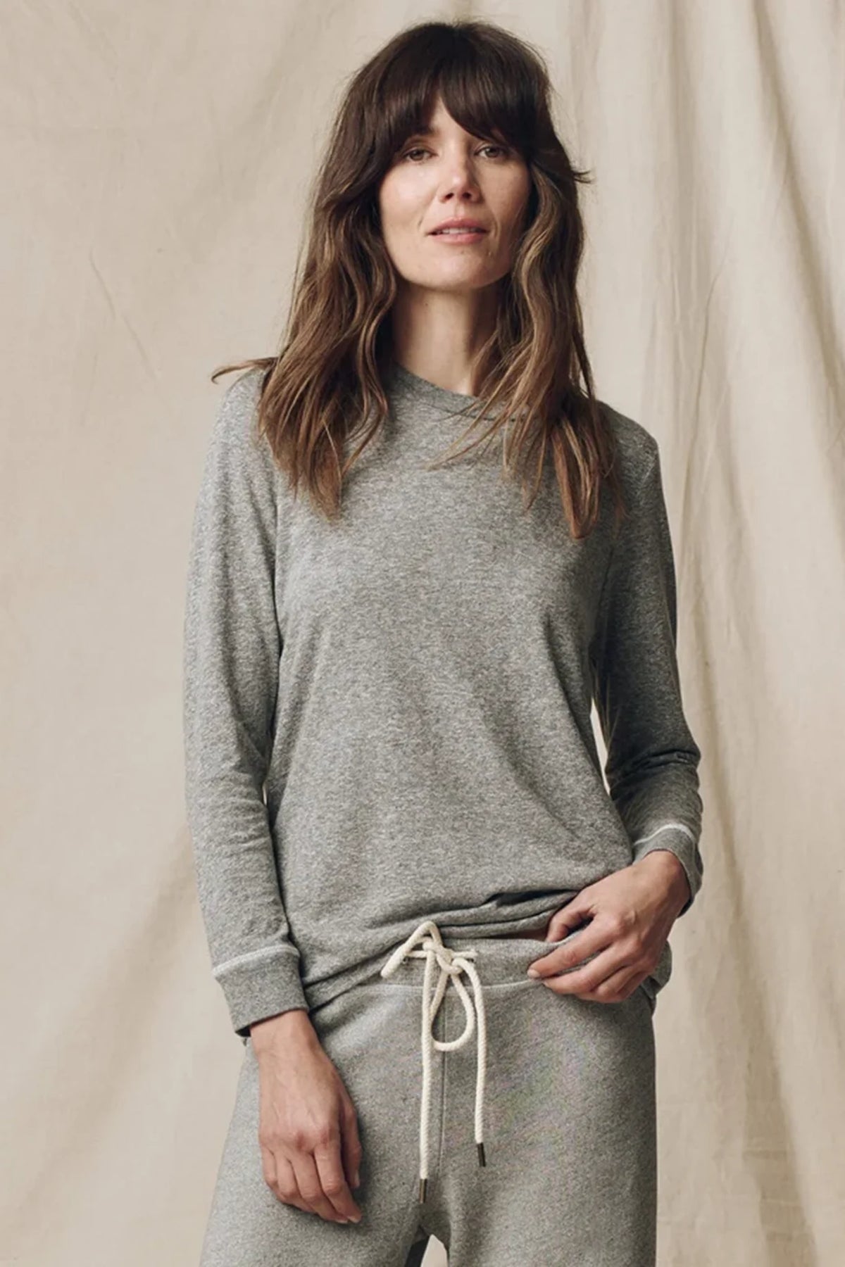 The Long Sleeve Slim Tee Shirts &amp; Tops The Great