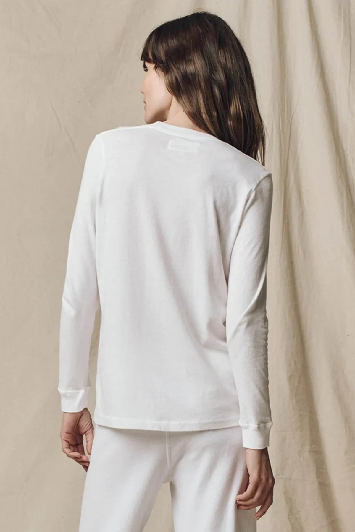 The Long Sleeve Slim Tee Shirts &amp; Tops The Great