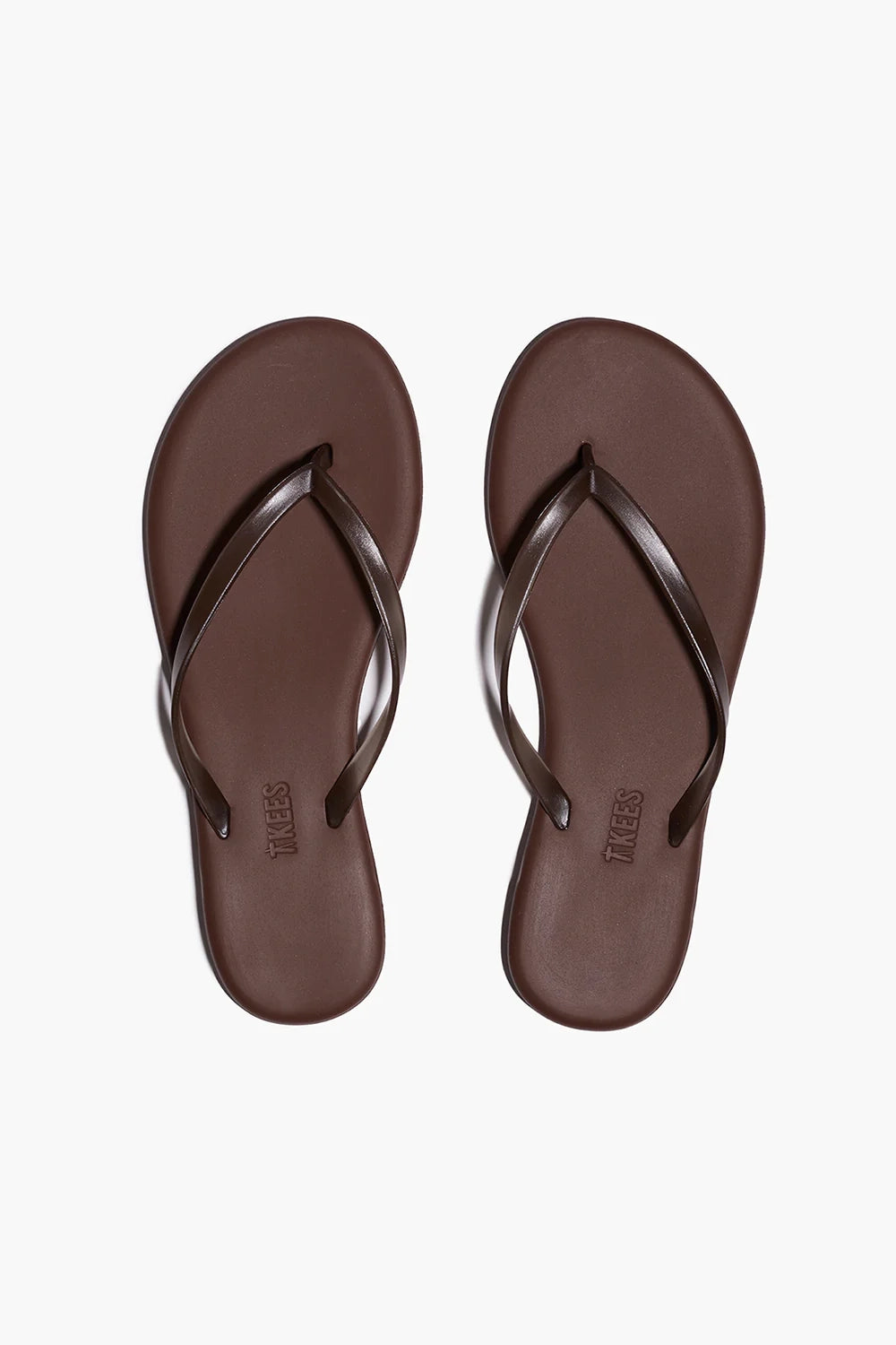 Aqua Lily Rubber Flip Flop Footwear Tkees