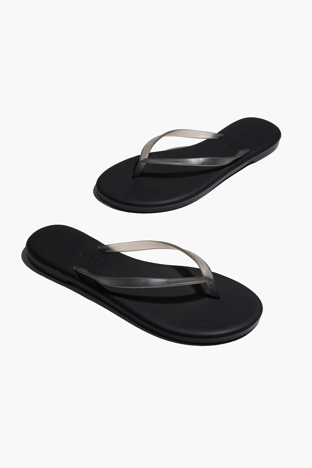 Aqua Lily Rubber Flip Flop Footwear Tkees
