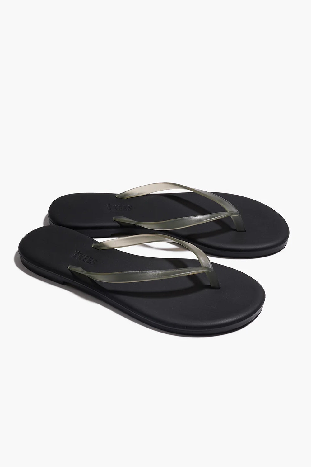 Aqua Lily Rubber Flip Flop Footwear Tkees