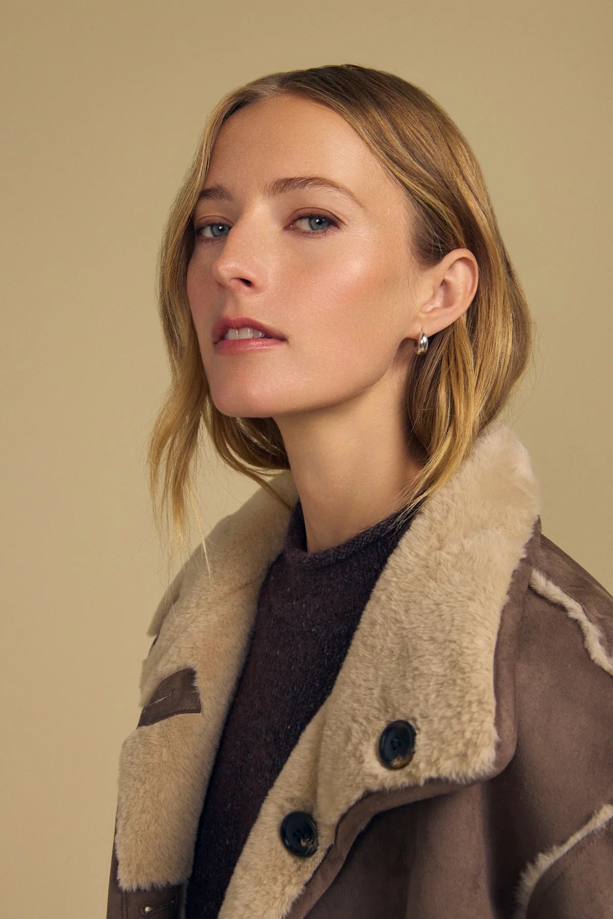Yves Faux Suede Fur Reversible Coat Jackets &amp; Coats Velvet by Graham &amp; Spencer