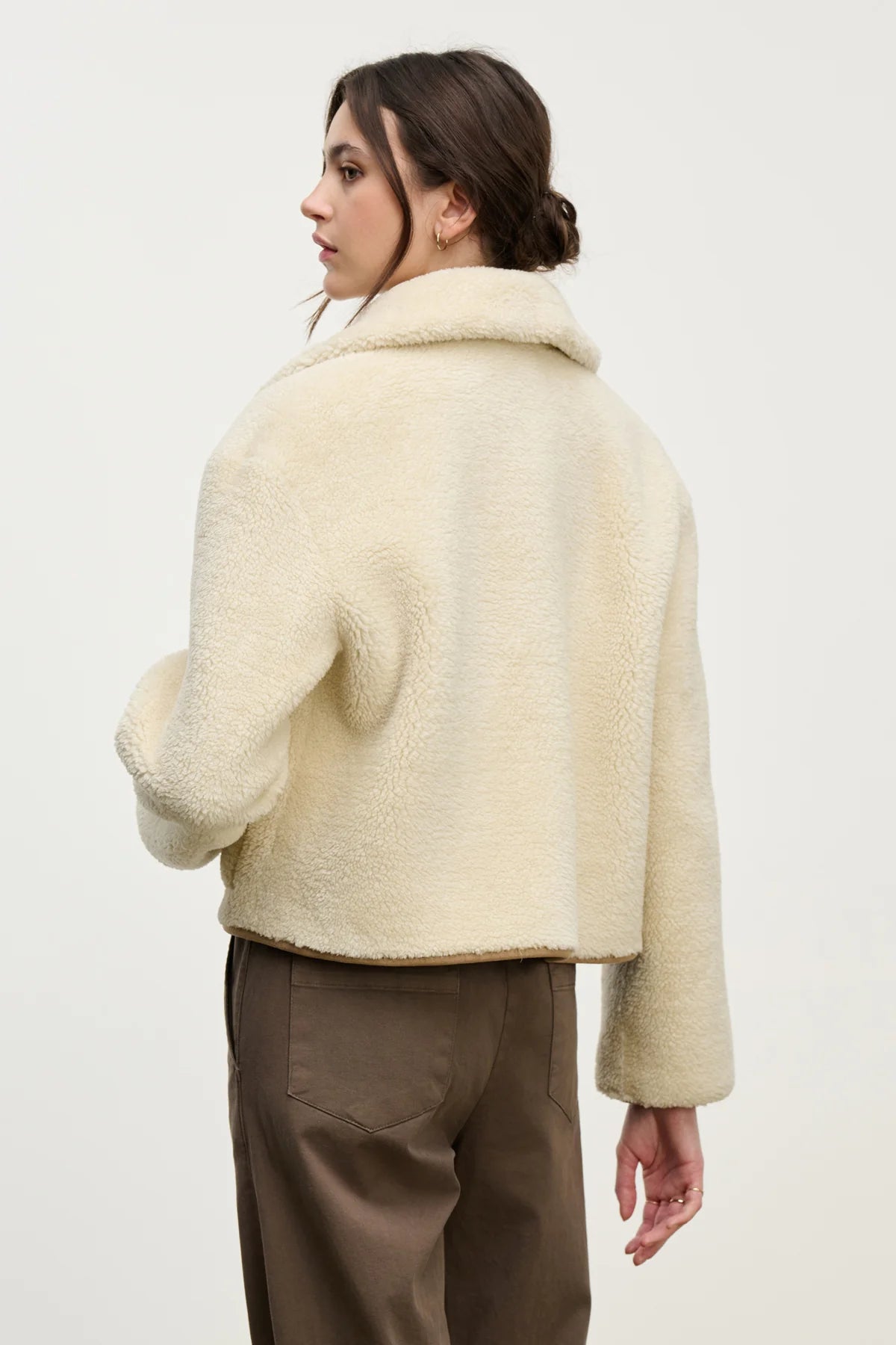 Amara Sherpa Reversible Jacket Jackets &amp; Coats Velvet by Graham &amp; Spencer