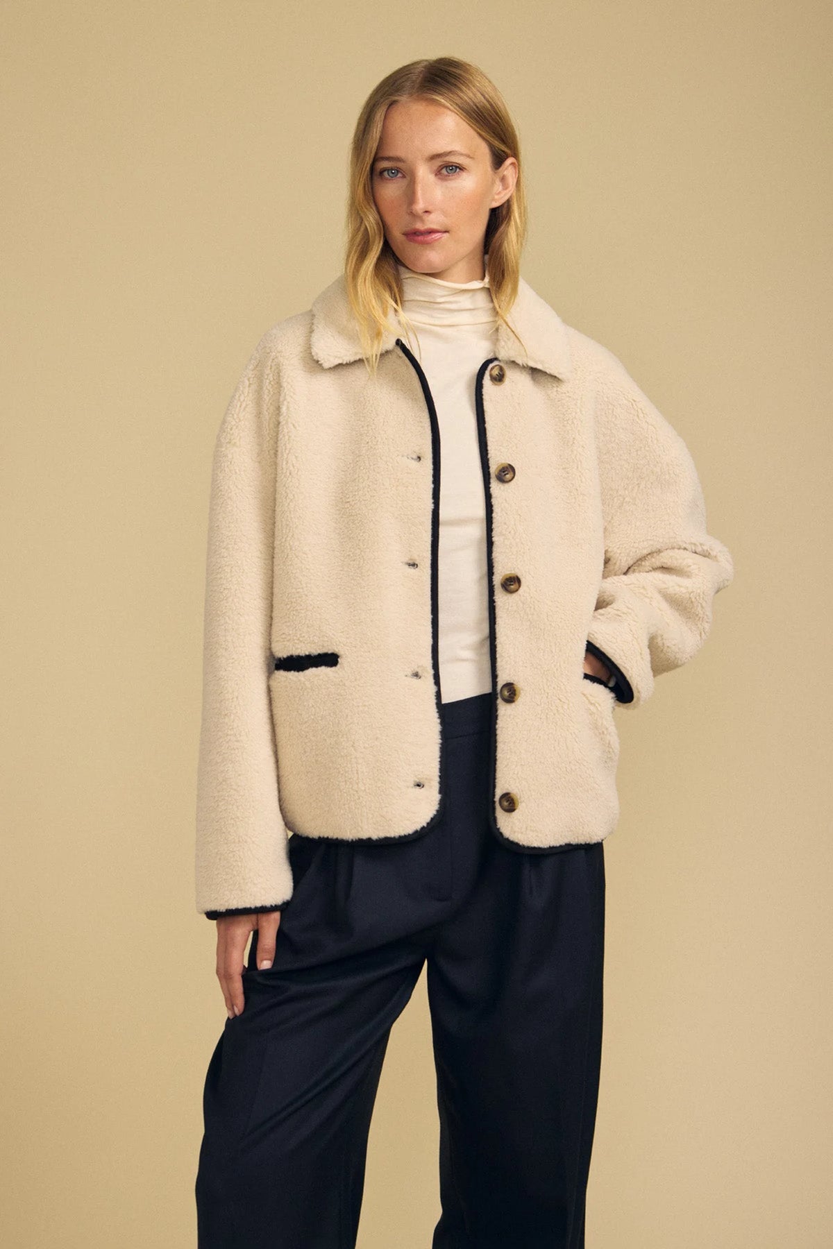 Anika Teddy Jacket Jackets &amp; Coats Velvet