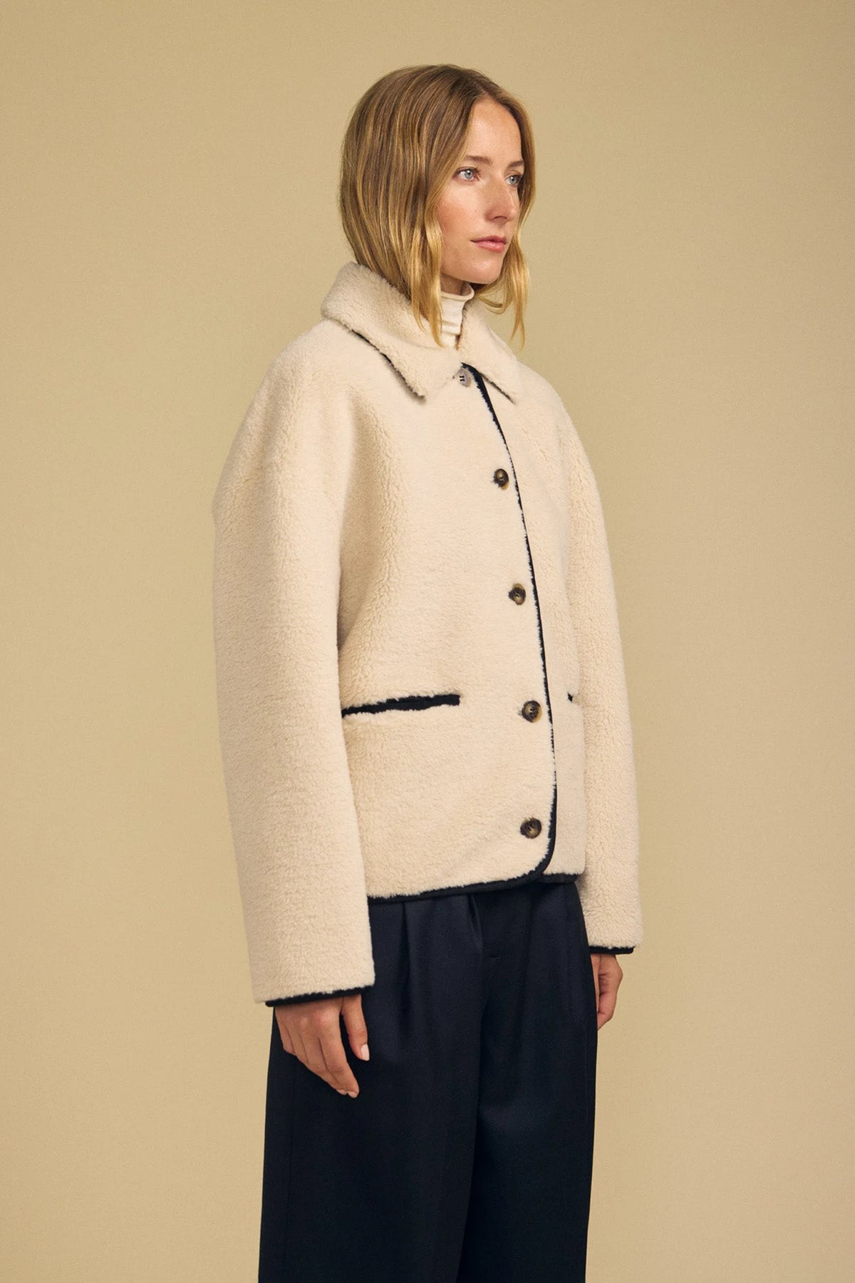 Anika Teddy Jacket Jackets &amp; Coats Velvet