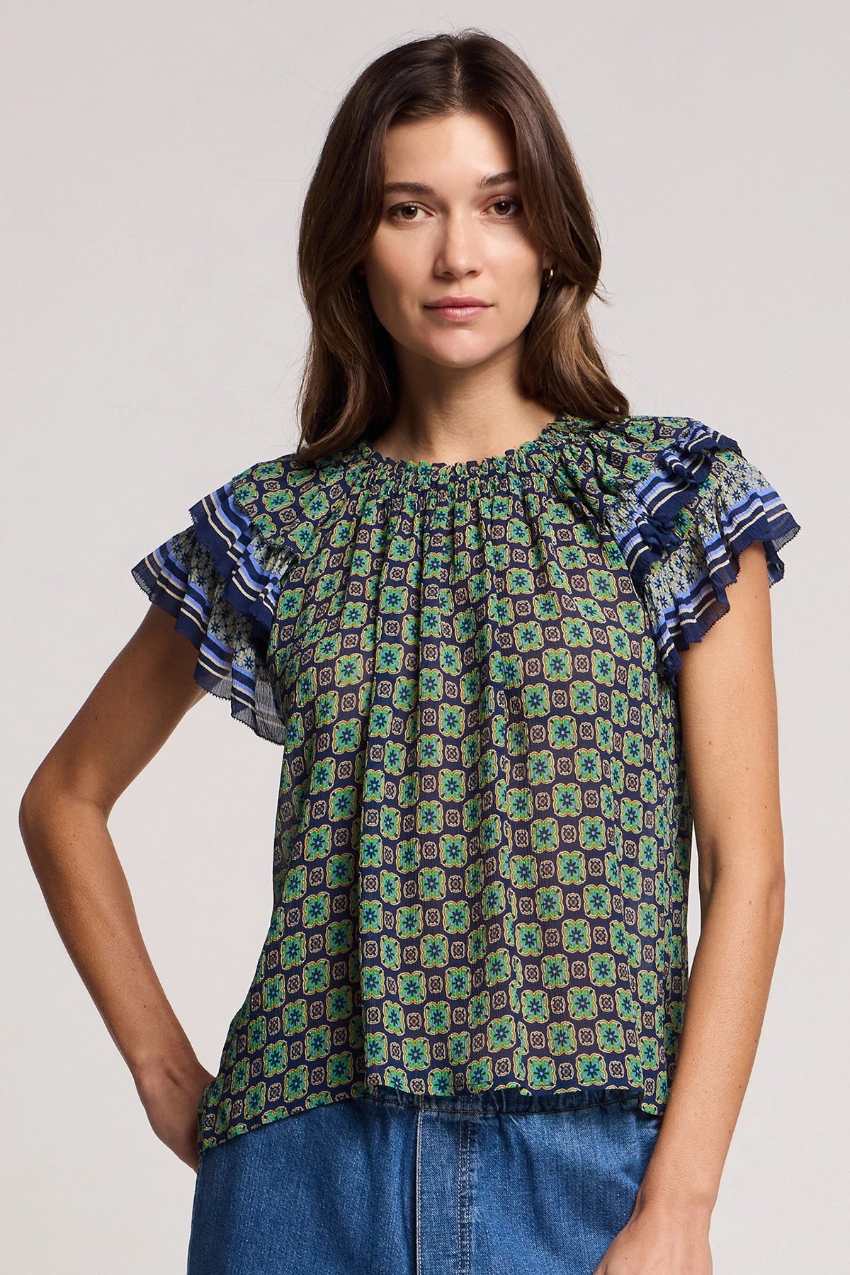 Dahlia Top Shirts &amp; Tops Velvet by Graham &amp; Spencer