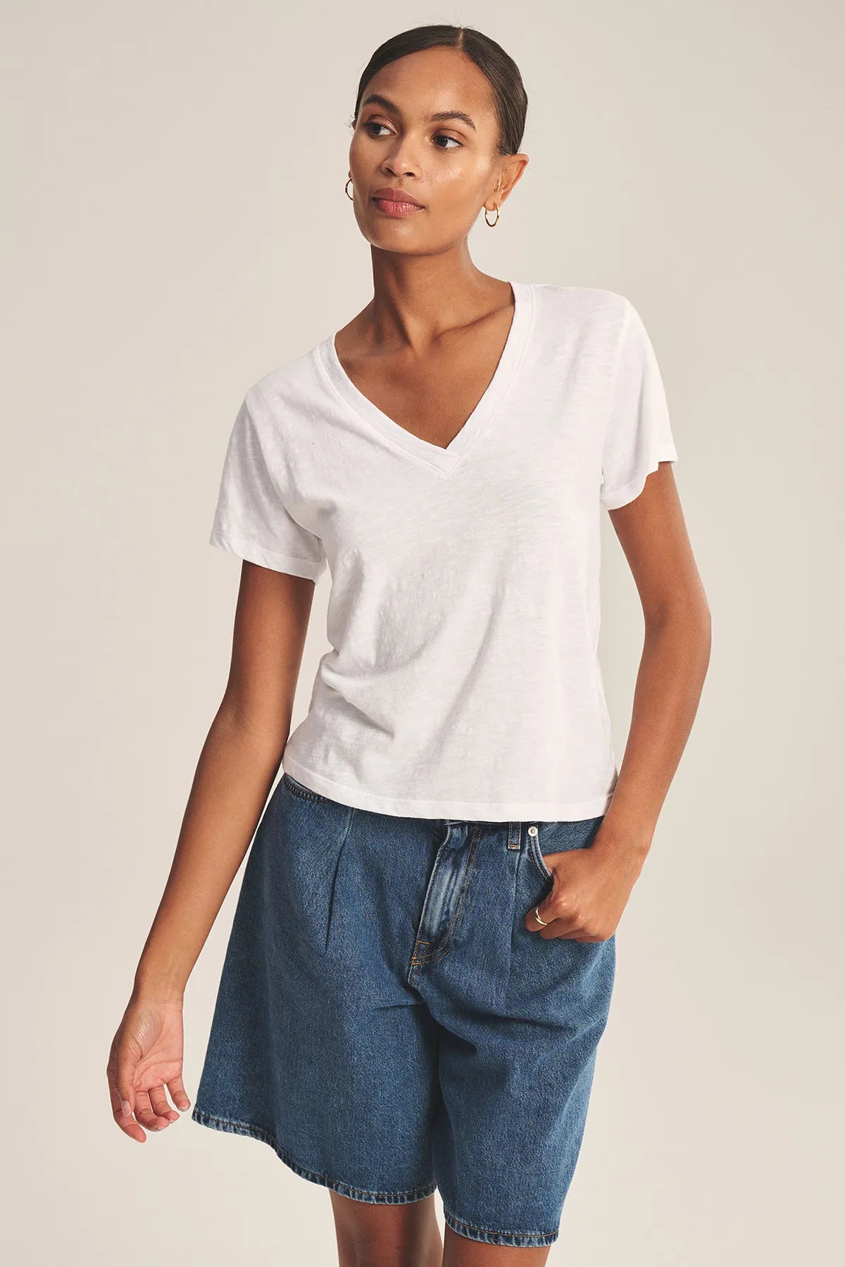 Elisha Tee T-Shirts &amp; Tanks Velvet by Graham &amp; Spencer