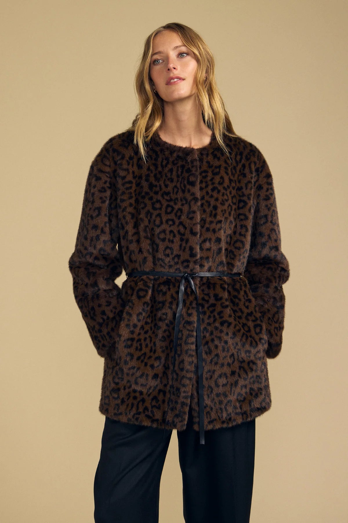Marmont Faux Fur Jacket Jackets &amp; Coats Velvet by Graham &amp; Spencer
