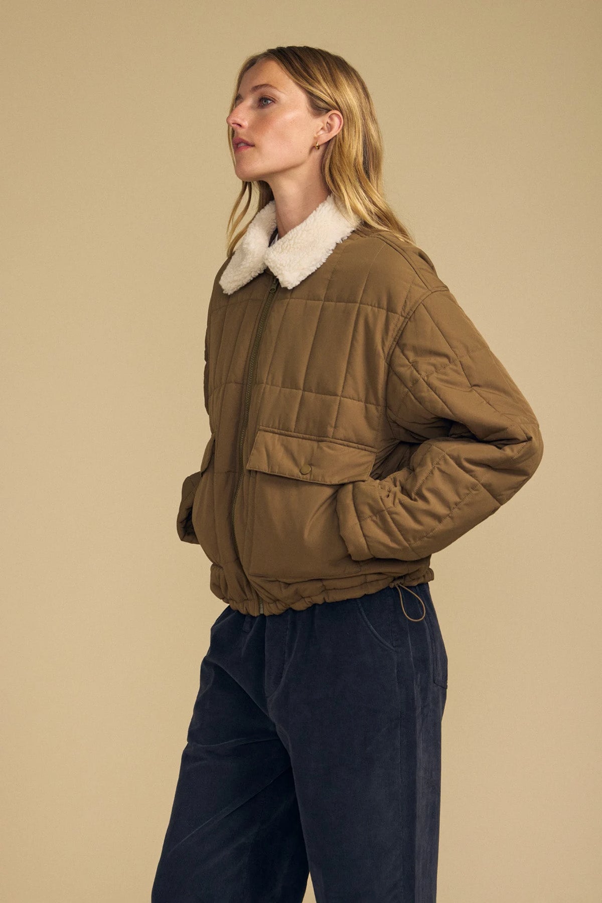 Noa Quilted Jacket Jackets &amp; Coats Velvet by Graham &amp; Spencer