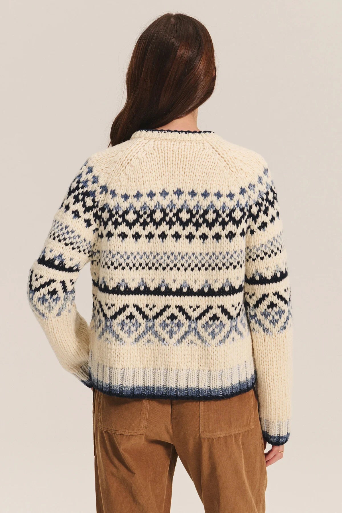 Tovah Fair Isle Cardigan Sweaters &amp; Knits Velvet by Graham &amp; Spencer