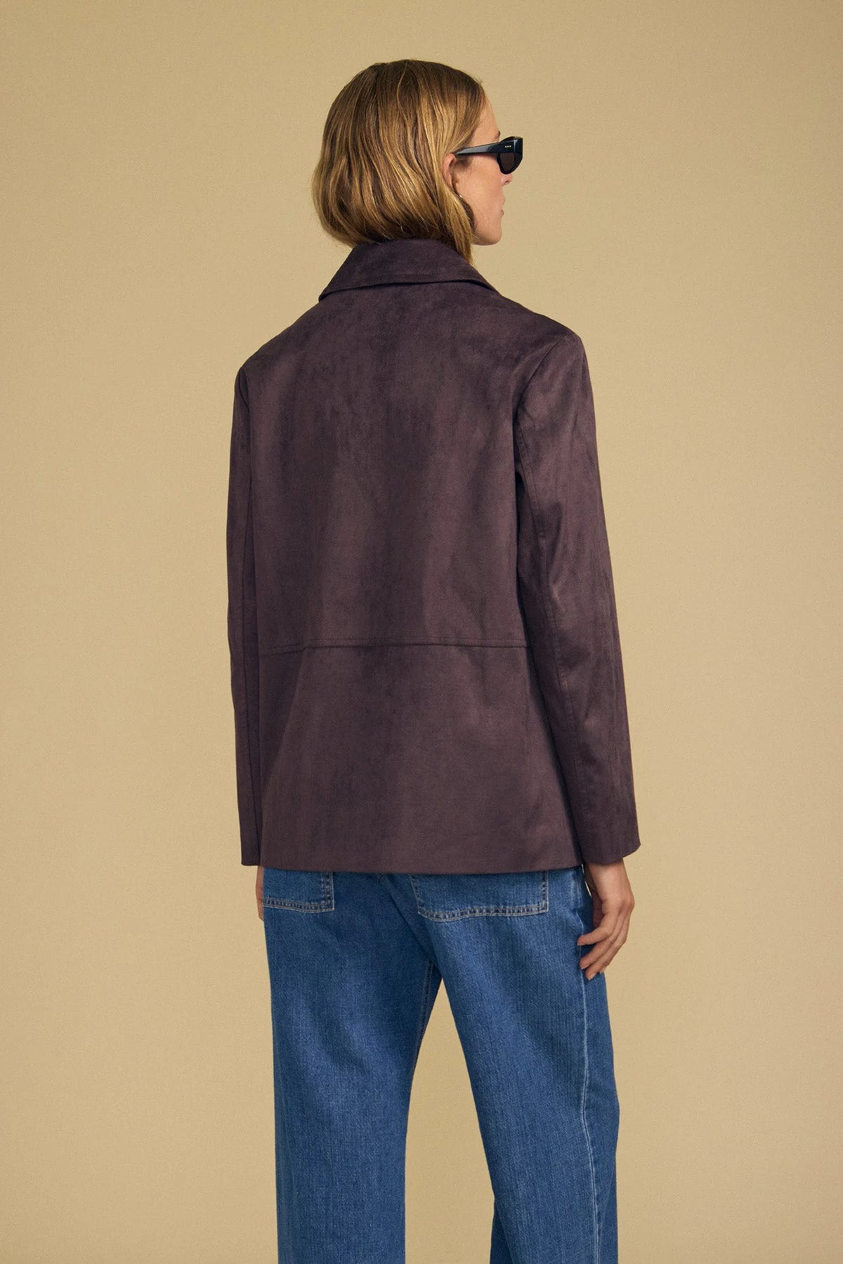 Wendolyn Faux Suede Jacket Jackets &amp; Coats Velvet by Graham &amp; Spencer