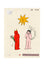 Angel Devil Flowers Card Apothecary Wish Cards