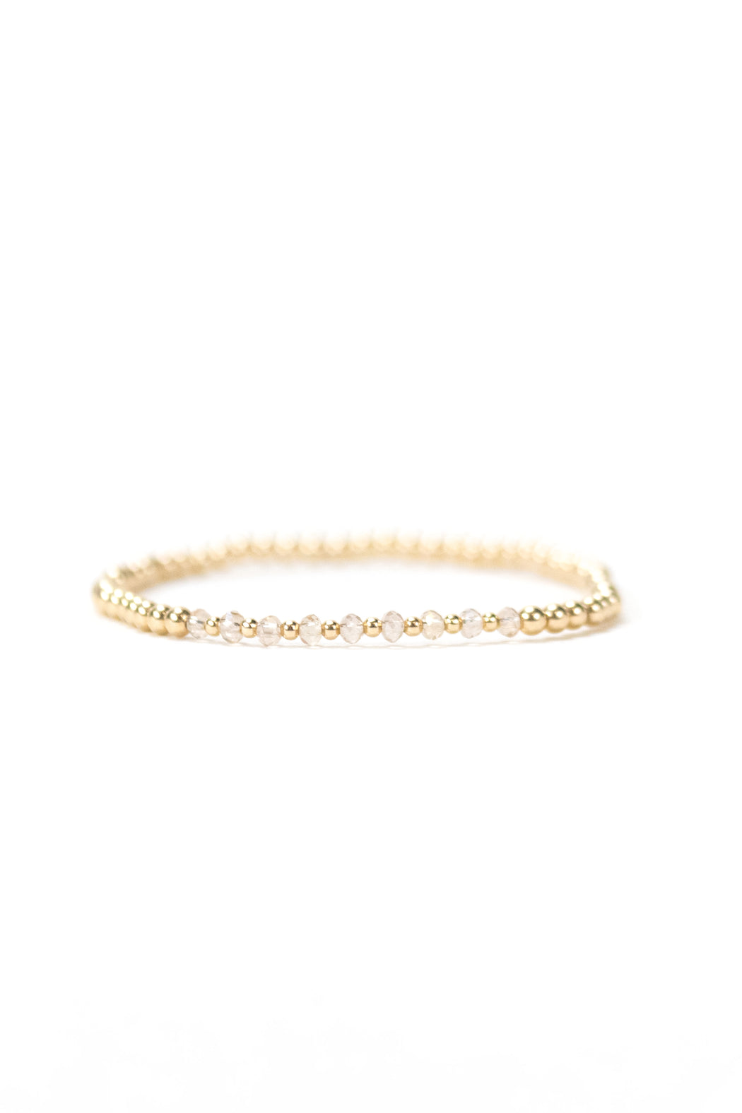 3mm Crystal Beaded Bracelet