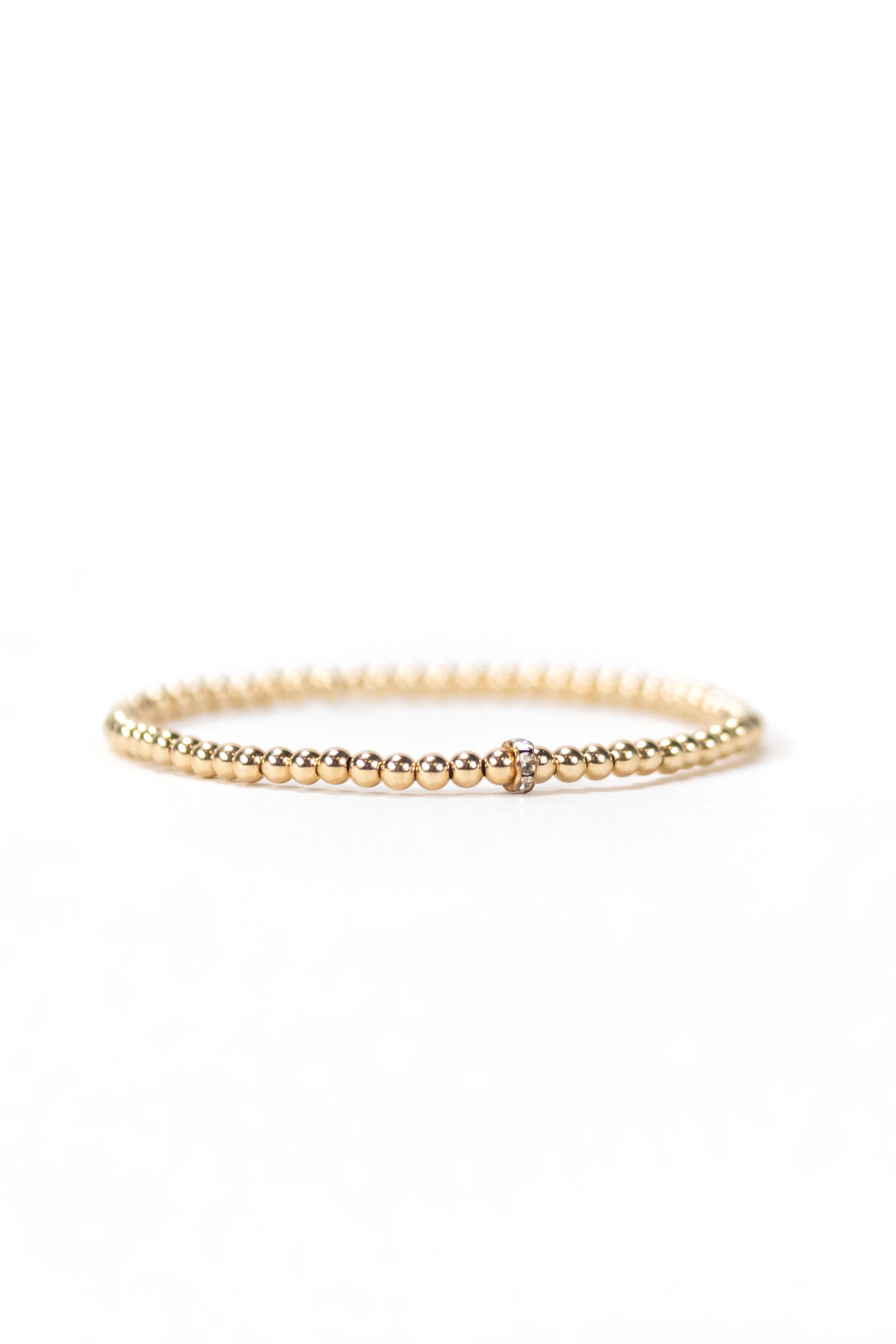 3mm Rondelle Beaded Bracelet