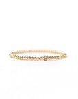 3mm Rondelle Beaded Bracelet