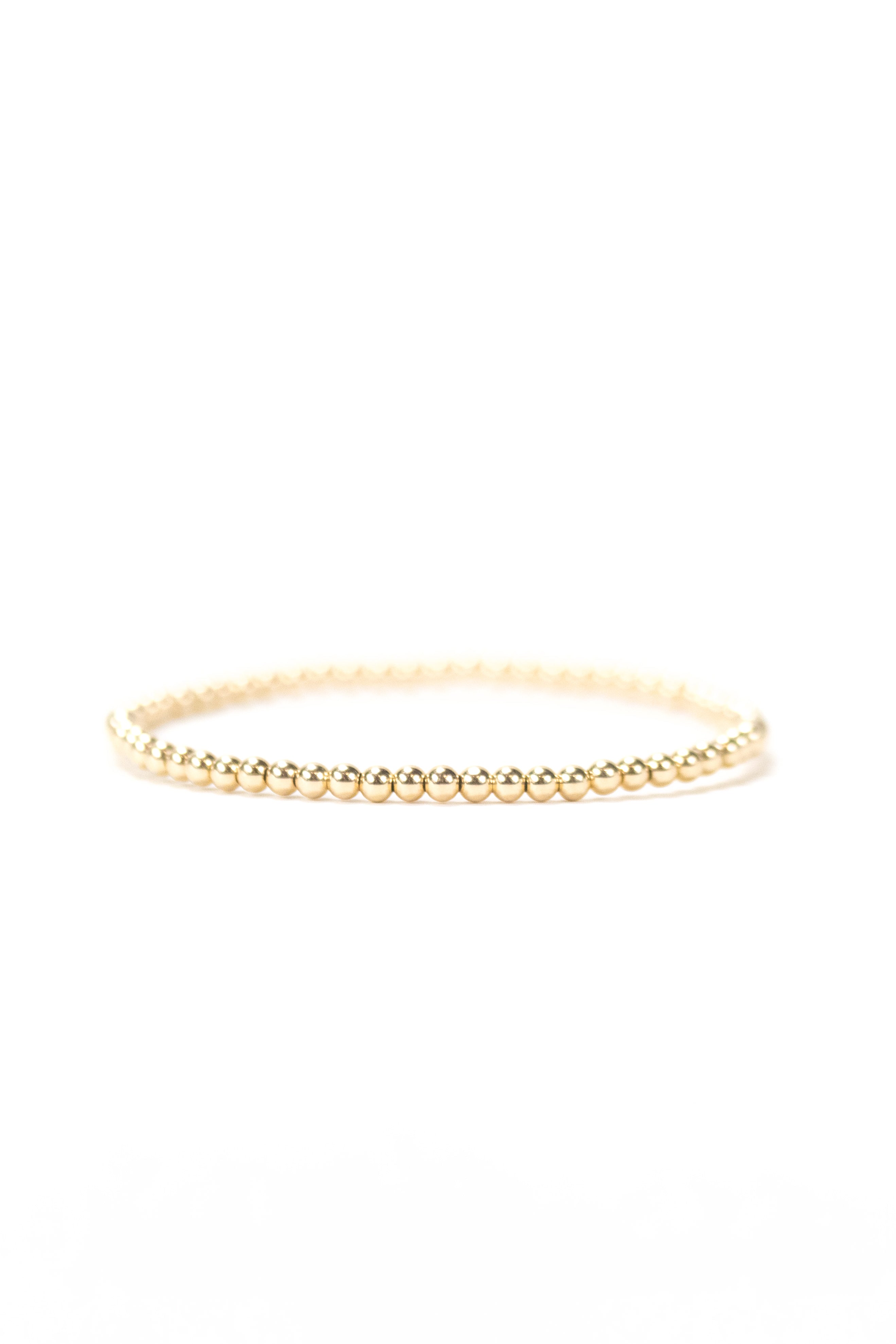 3mm Beaded Bracelet