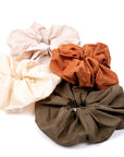 A-Bronze-Age-Oversized-Cotton-Scrunchie-Cinnamon