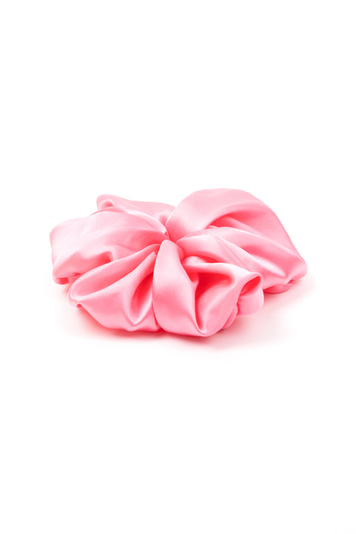 A-Bronze-Age-Oversized-Silk-Scrunchie-Bubblegum