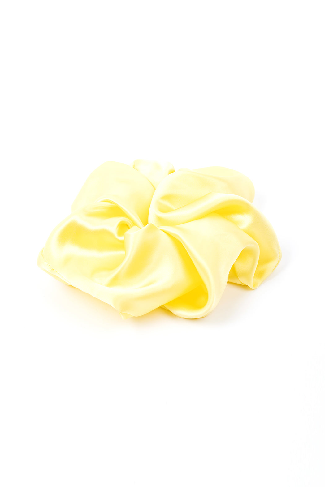 A-Bronze-Age-Oversized-Silk-Scrunchie-Butter-Yellow