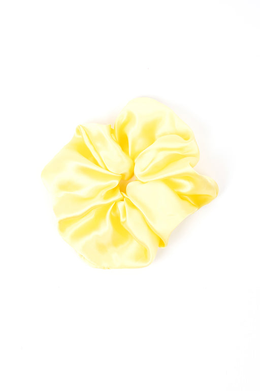 A-Bronze-Age-Oversized-Silk-Scrunchie-Butter-Yellow
