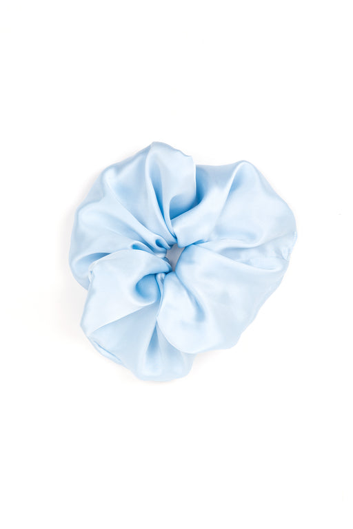 A-Bronze-Age-Oversized-Silk-Scrunchie-Sky-Blue