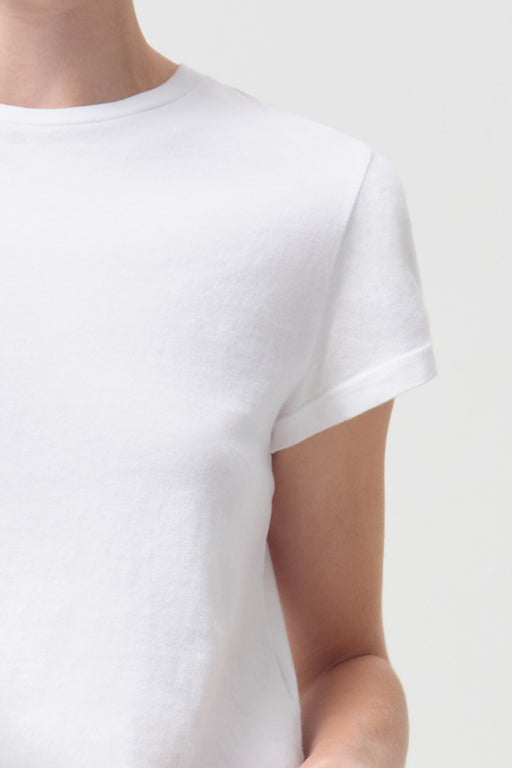 AGOLDE-Adine-Shrunken-Tee-White