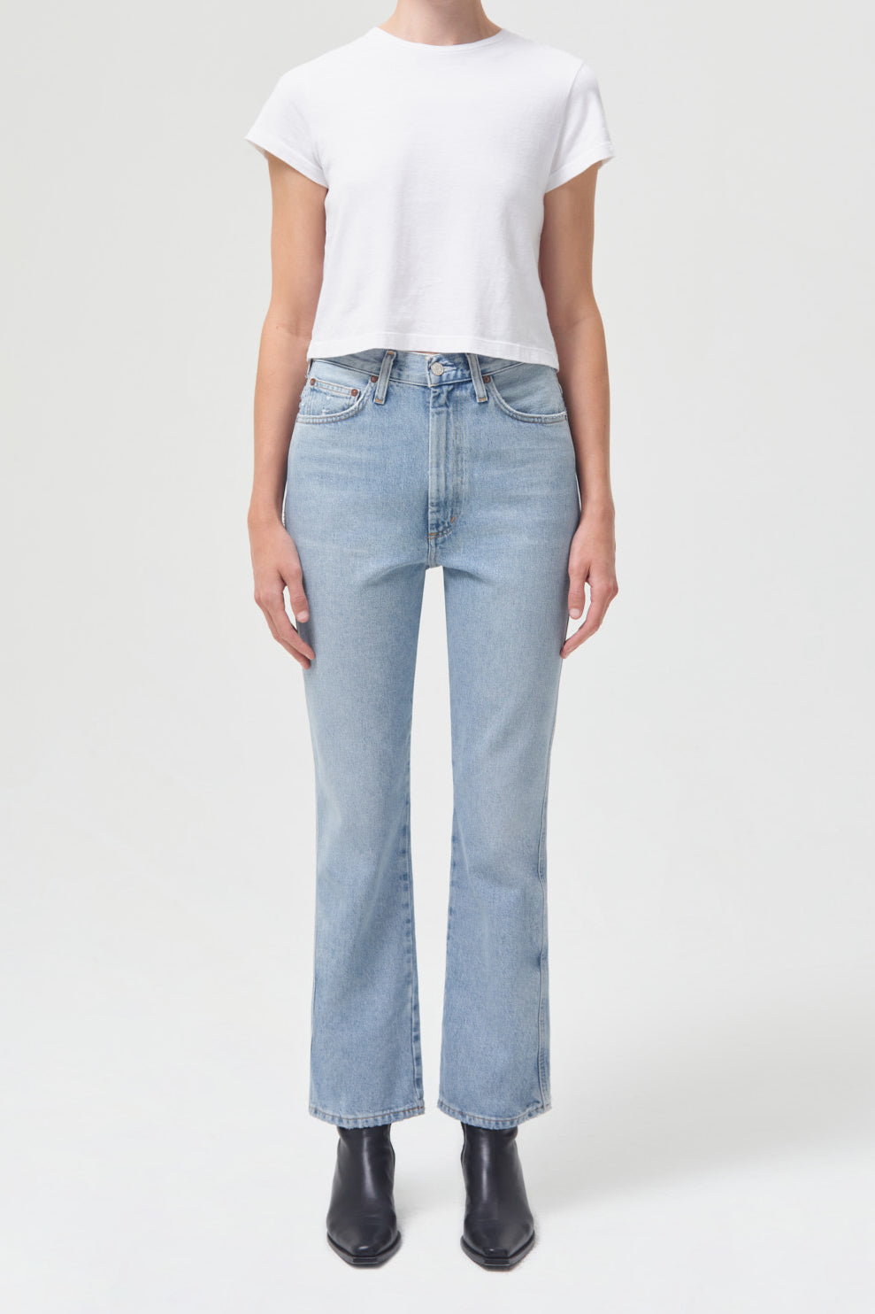 AGOLDE-Adine-Shrunken-Tee-White