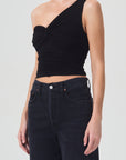 AGOLDE-Domino-Top-Black