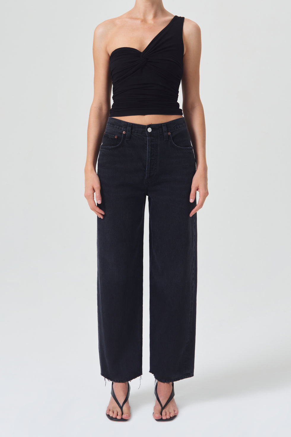 AGOLDE-Domino-Top-Black