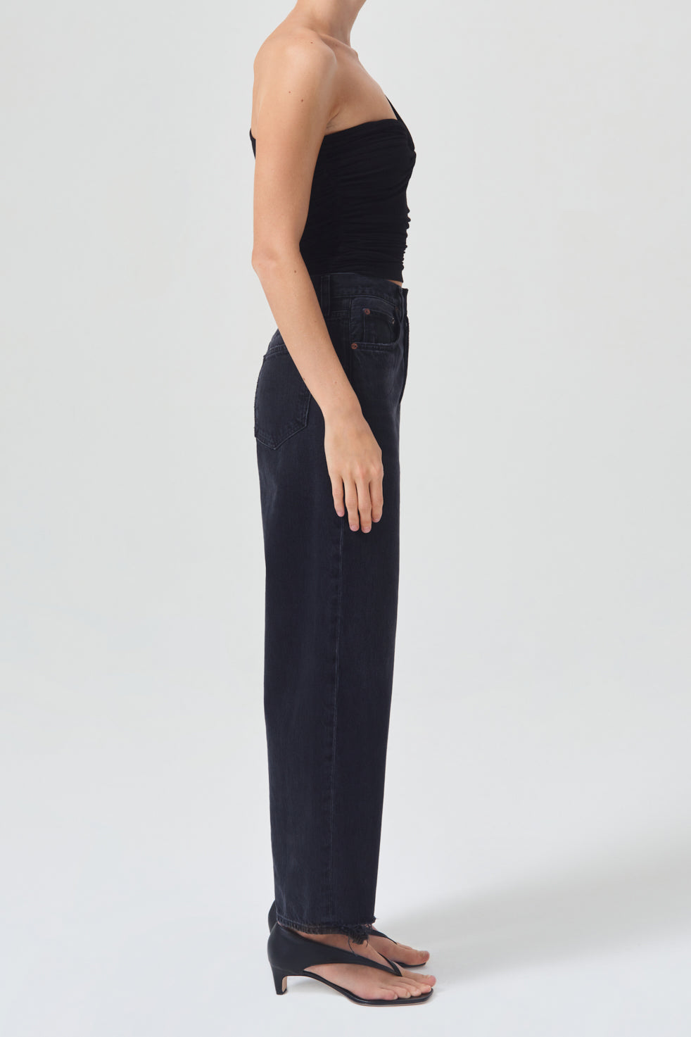 AGOLDE-Domino-Top-Black
