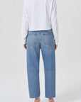 AGOLDE-Mason-Crop-Tee-White