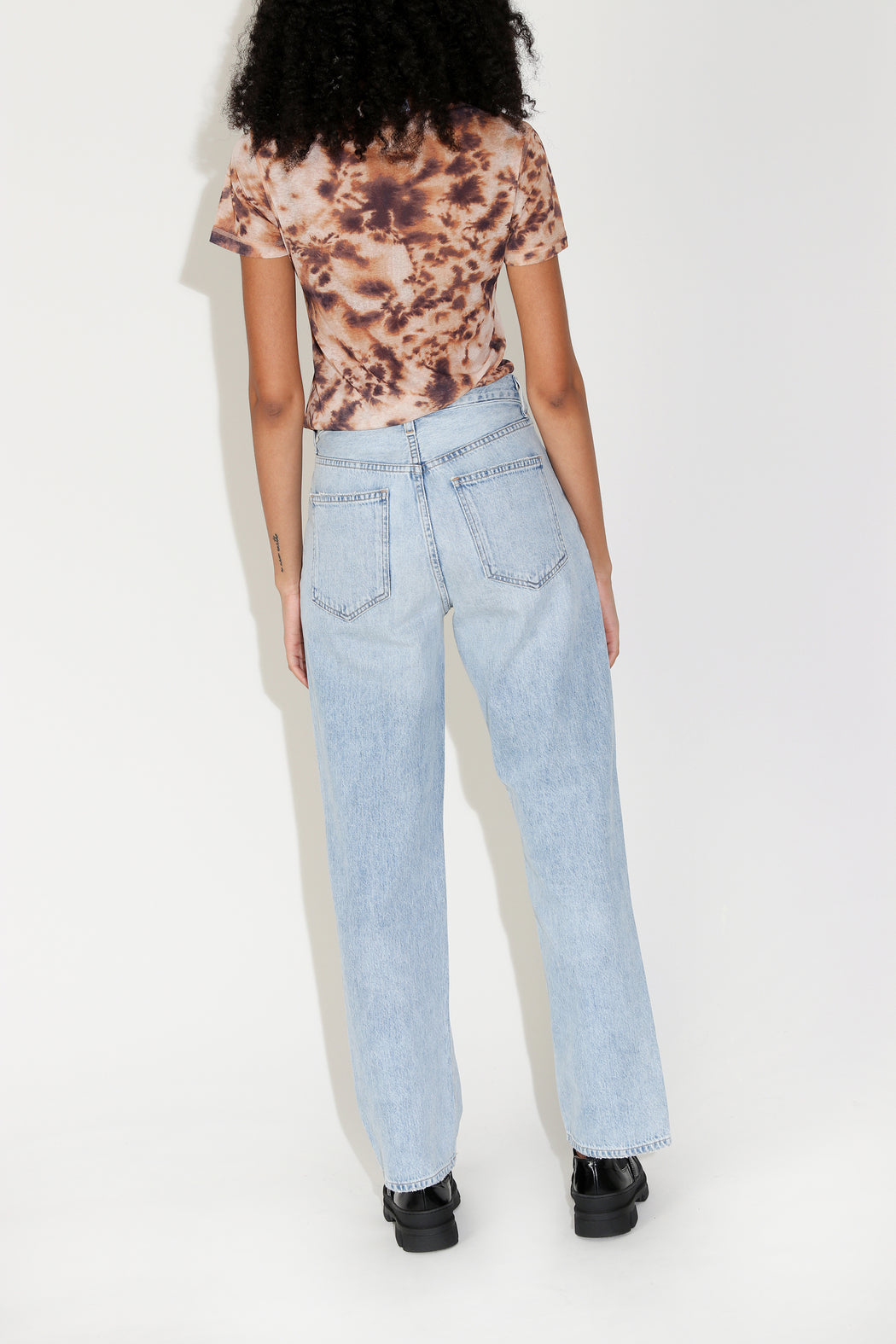 Agolde Criss Cross Upsized Jean in Suburbia