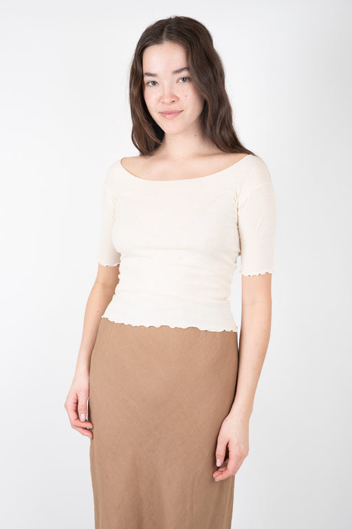 Baserange-Pama-3-4-Tee-Off-White