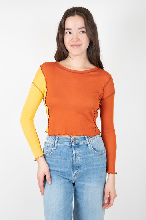    Baserange-Sun-Layer-Longsleeve-Top-Sun-Yellow-Hero-Red