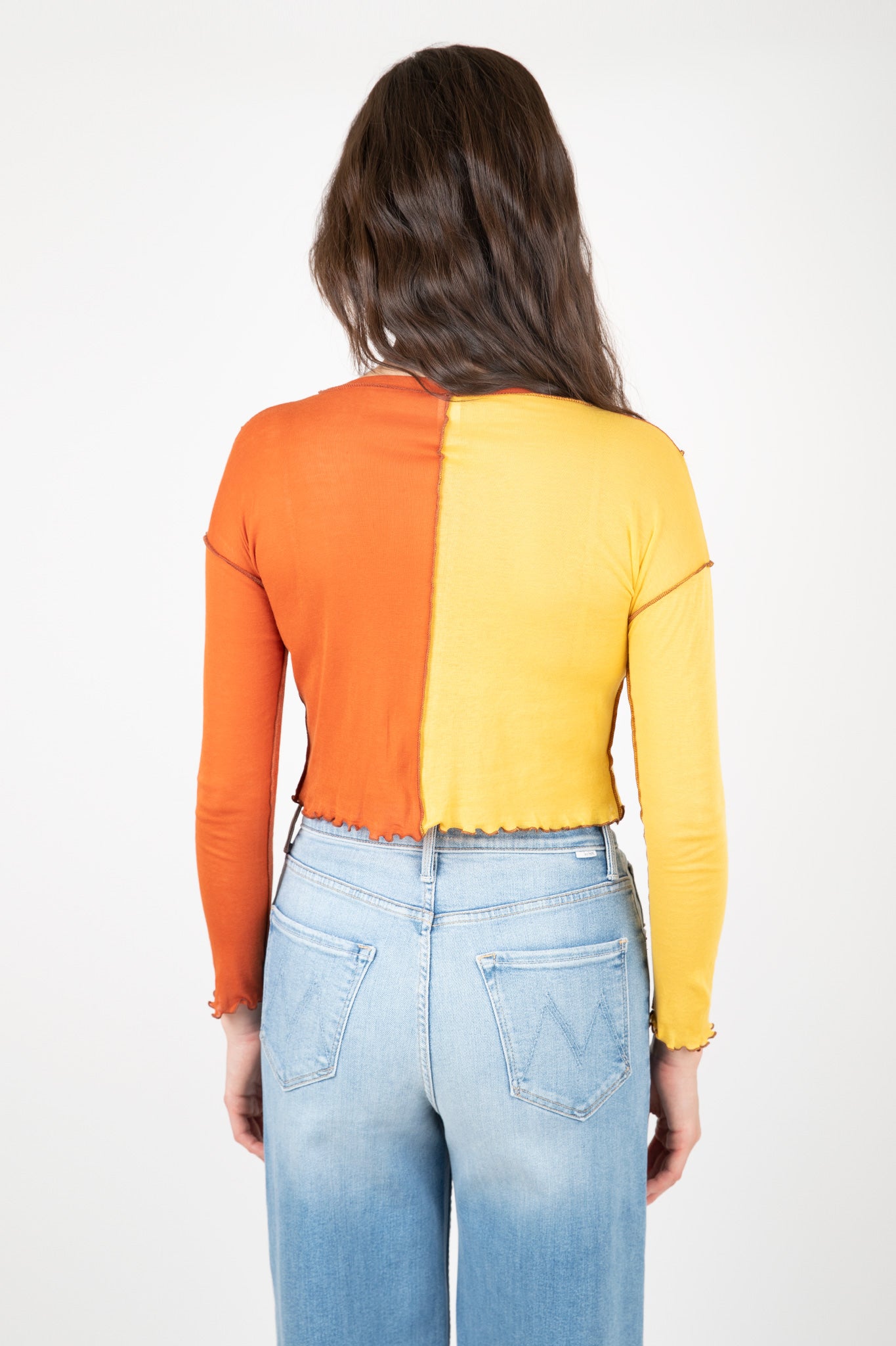    Baserange-Sun-Layer-Longsleeve-Top-Sun-Yellow-Hero-Red