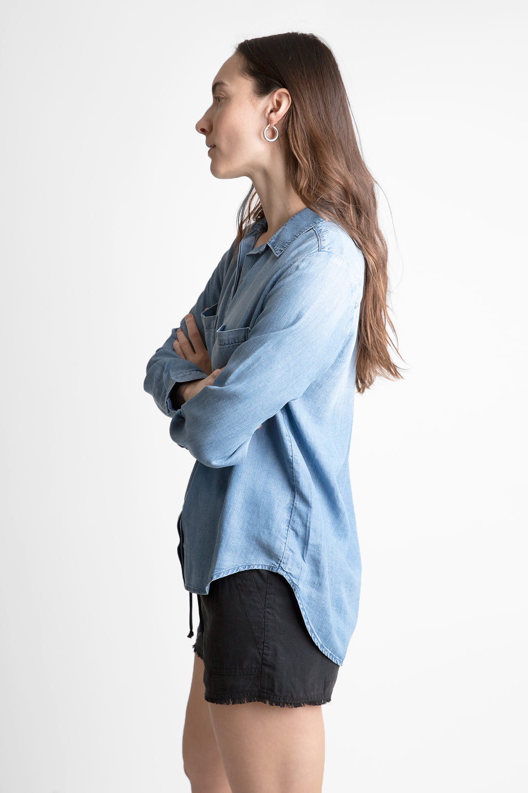 Bella-Dahl-Pismo-Two-Pocket-Top-Medium-Ombre-Wash
