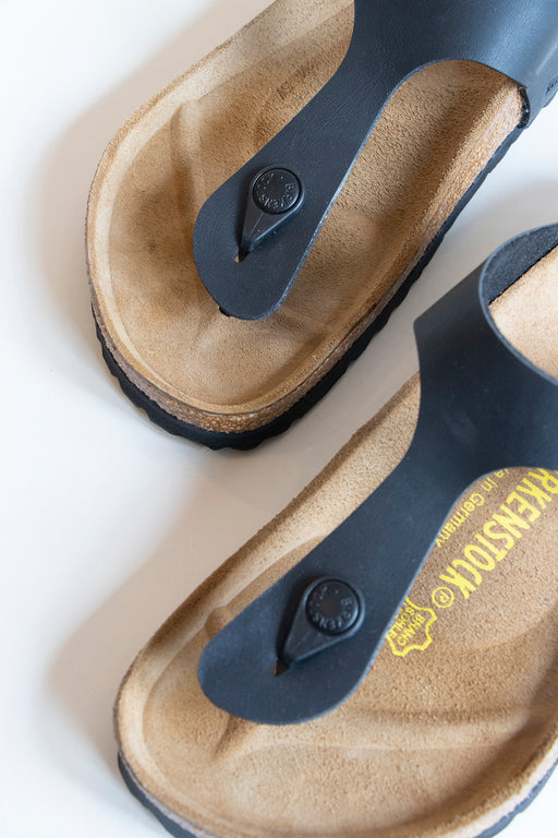 Birkenstock Gizeh Sandal Black Birko-Flor