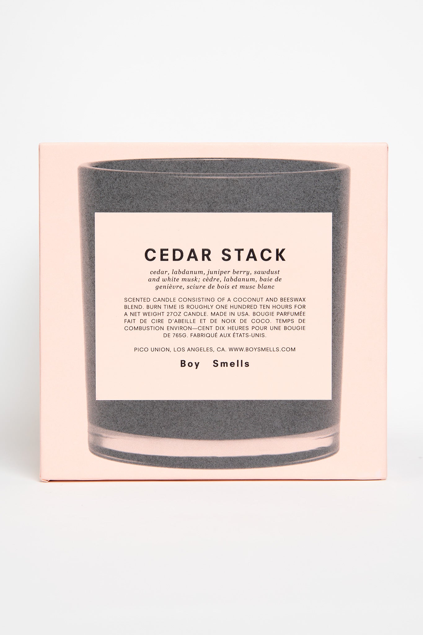 Cedar Stack Magnum Candle Accessories Boy Smells   