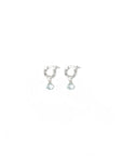 10mm Stone Drop Hoop
