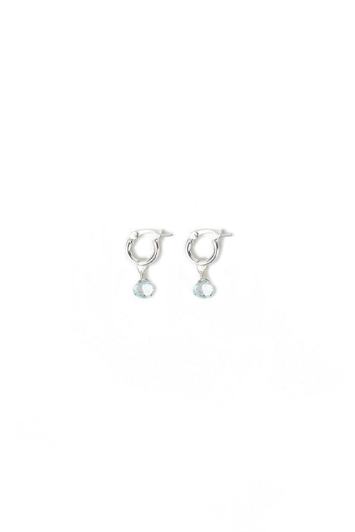 10mm Stone Drop Hoop