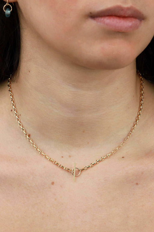 16" Belcher Rolo Chain Toggle Necklace
