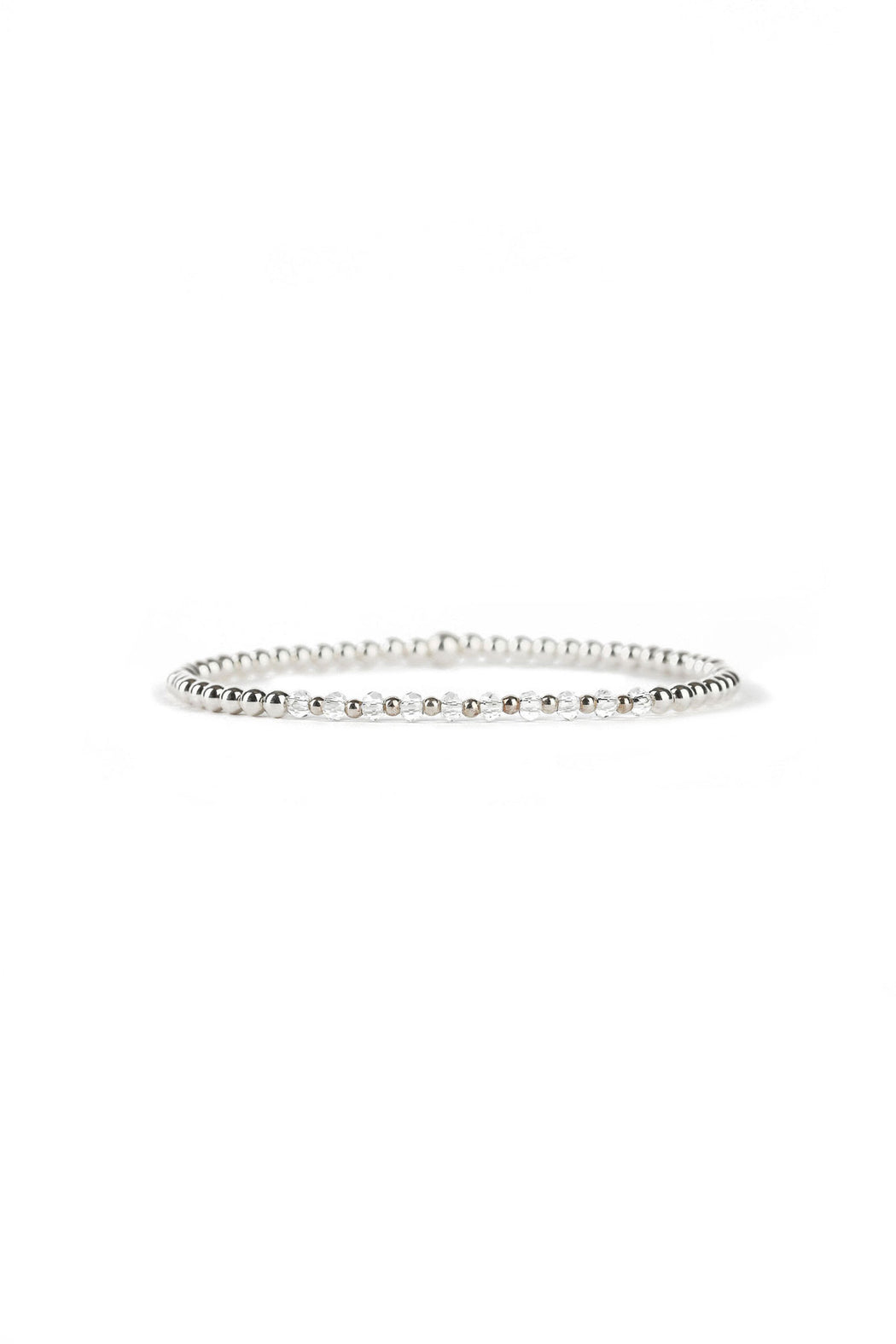 3mm Beaded Crystal Bracelet