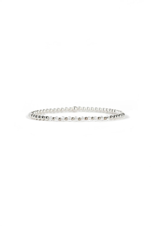 3mm Beaded Crystal Bracelet