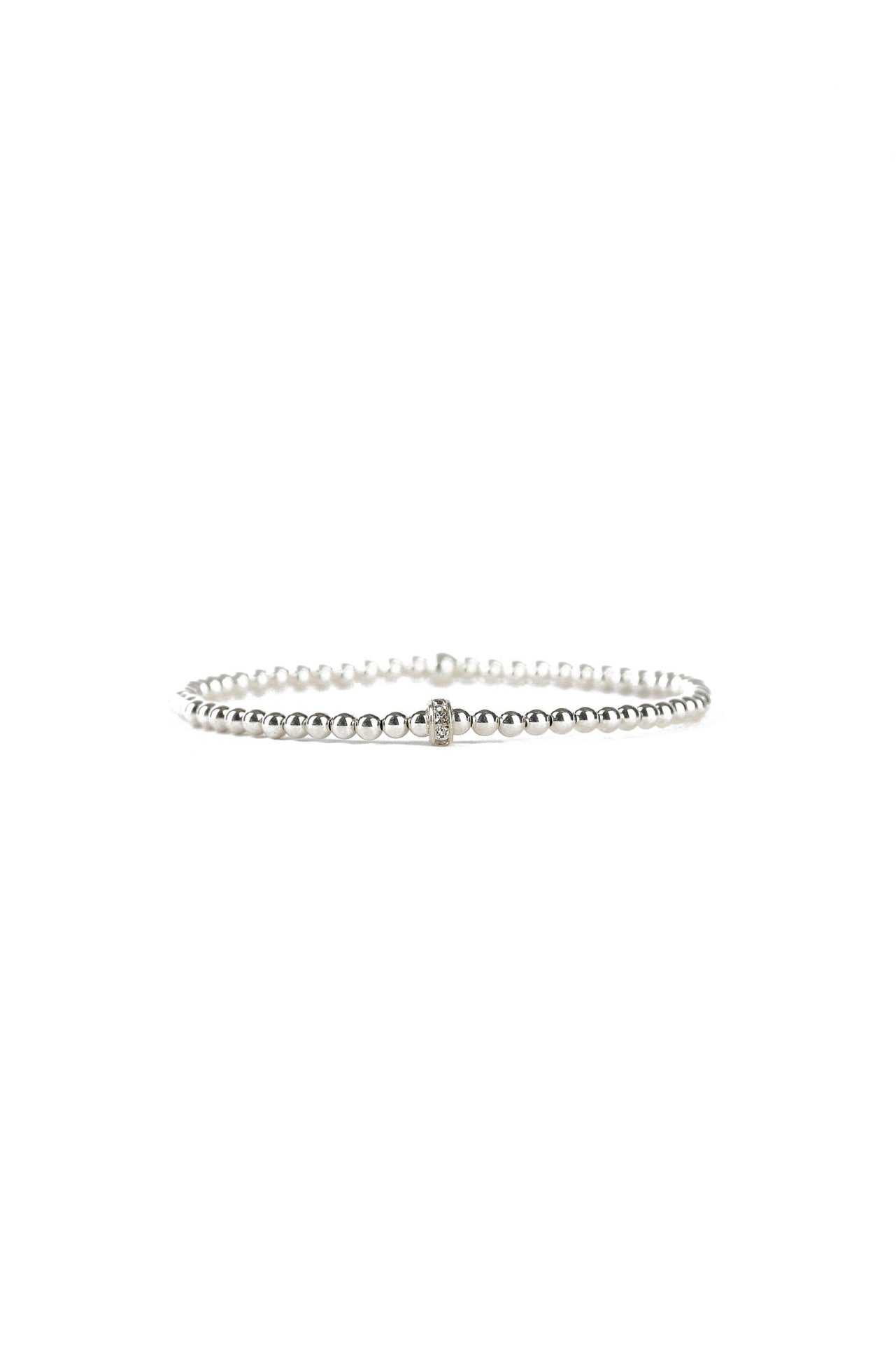 3mm Cubic Zirconia Rondelle Bracelet